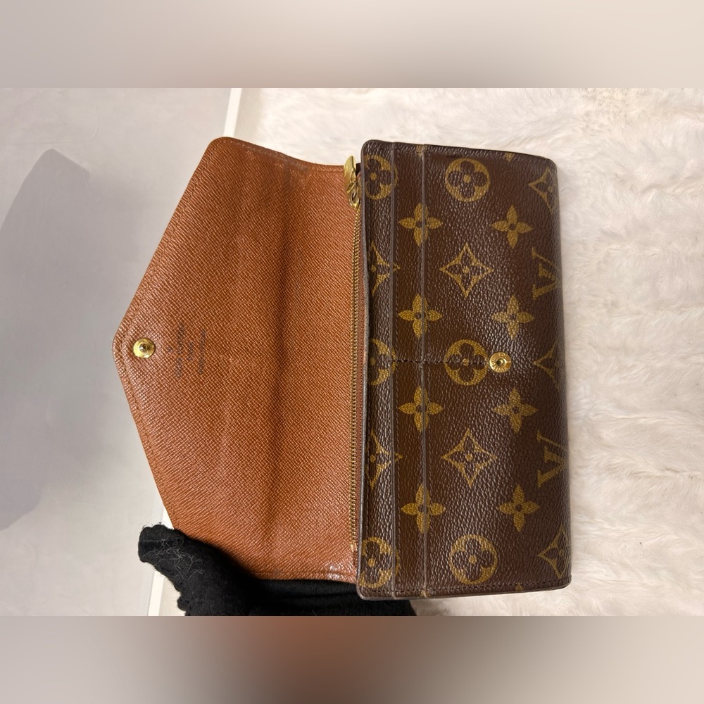 LOUIS VUITTON-SP4195 Sarah Wallet Monogram Canvas - Picture 6 of 14